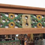 Reclaimed Wood Mirror with Old Carved Panel Reclaimed Wood Mirror with Old Carved Panel