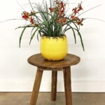 Round Reclaimed Wood Rustic Stool at Gado Gado Round Reclaimed Wood Rustic Stool at Gado Gado