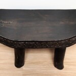 Small Carved Tribal Bench 4