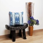 Small Carved Tribal Bench 4 at Gado Gado Small Carved Tribal Bench 4