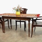 Vintage Teak Colonial Table at Gado Gado Vintage Teak Colonial Table