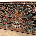 Large Old Carved Architectural Panel 198