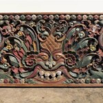 Large Old Carved Architectural Panel 198