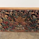 Large Old Carved Architectural Panel 198