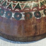Large Old Hand Hewn Bowl