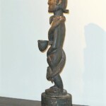 Man with Snake Tribal Statue