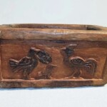 Old Carved Teak Bowl Vessel Old Carved Teak Bowl Vessel