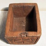 Old Carved Teak Bowl Vessel Old Carved Teak Bowl Vessel