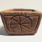 Old Carved Teak Bowl Vessel Old Carved Teak Bowl Vessel