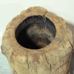 Old Eroded Teak Mortar Old Eroded Teak Mortar