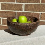 Old Hand Hewn Rustic Teak Bowl Old Hand Hewn Rustic Teak Bowl at Gado Gado Furniture