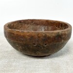 Old Hand Hewn Rustic Teak Bowl at Gado Gado Old Hand Hewn Rustic Teak Bowl at Gado Gado