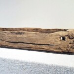 Old Teak Mortar Vessel Old Teak Mortar Vessel