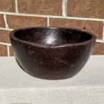 Old Handcrafted Wood Bowl from Gado Gado Old Handcrafted Wood Bowl from Gado Gado
