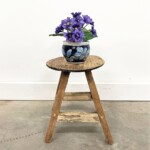 Small Reclaimed Teak Round Stool Small Reclaimed Teak Round Stool from Gado Gado Furniture