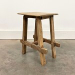 Small Reclaimed Teak Stool from Gado Gado Furniture