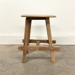 Small Reclaimed Teak Stool from Gado Gado Furniture