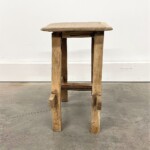Small Reclaimed Teak Stool