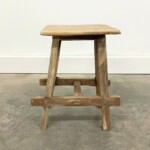Small Reclaimed Teak Stool