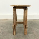 Small Reclaimed Teak Stool