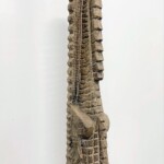 Tall Carved Tribal Wood Art Statue