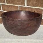 Vintage Hand Crafted Wood Bowl from Gado Gado Vintage Hand Crafted Wood Bowl from Gado Gado