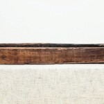 Vintage Teak Mortar Planter Vintage Teak Mortar Planter