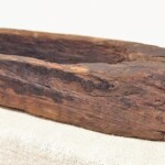 Vintage Teak Mortar Planter