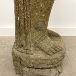 Tall Water Goddess Carved Stone Statue