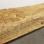 Organic Modern Old Mortar Bench