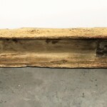 Organic Modern Old Mortar Bench