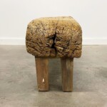 Organic Modern Old Mortar Bench