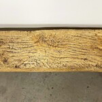 Organic Modern Old Mortar Bench