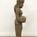 Water Goddess Carved Stone Garden Statue