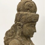 Water Goddess Carved Stone Garden Statue