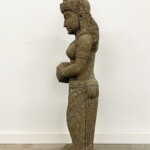 Water Goddess Carved Stone Garden Statue