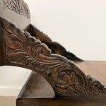 Carved Wood Chaise Lounge