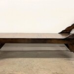Carved Wood Chaise Lounge from Gado Gado