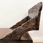 Carved Wood Chaise Lounge