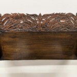 Carved Wood Chaise Lounge