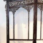 Intricately Carved Antique Screen from Java