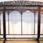 Intricately Carved Antique Screen from Java