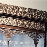 Intricately Carved Antique Screen from Java