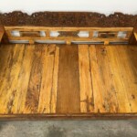 Carved Indonesian Teak Daybed