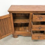 Bali Style Reclaimed Teak Console Cabinet