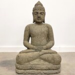 Hand Carved Stone Buddha at Gado Gado