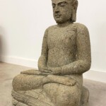 Hand Carved Stone Buddha at Gado Gado