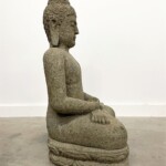 Hand Carved Stone Buddha at Gado Gado