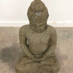 Hand Carved Stone Buddha at Gado Gado