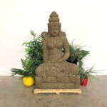 Large Carved Stone Tara Statue at Gado Gado